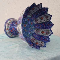 کاسه،دیوارکوب و قندان میناکاری