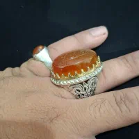 انگشتر عقیق  یمنی خط