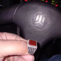 انگشتر نقره سنگ عقیق