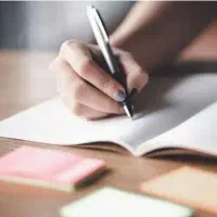 نوشتن دست نویس جزوه صداعکس متن نوشتن کارت دعوت