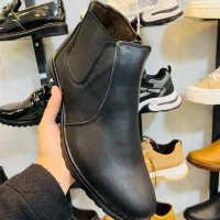 بوت چرم مردانه