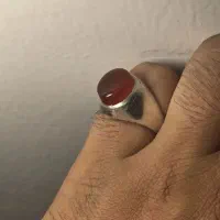 انگشتر عقیق یمن سرخ