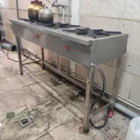 گاز سه شعله صنعتی تمام استیل|اجاق گاز و لوازم برقی پخت‌وپز|تهران, شهر زیبا|دیوار