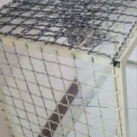 قفسه آهنی نوبا متراژ حدود ۹۰ در۵۰