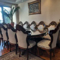 سرویس مبلمان سلطنتی خاص(چوب گردو)|مبلمان خانگی و میز عسلی|تهران, شیخ هادی|دیوار