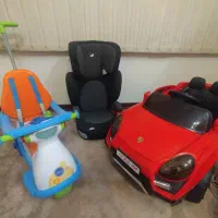 ماشین شارژی و صندلی و روروئک