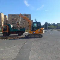 حمل نخاله وماسه باخاوروکارگر.خاکبرداری و گودبرداری