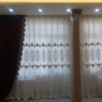 پرده با دستک  زیبا و مرتب