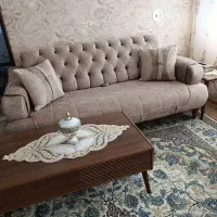 مبل راحتی 8نفره تخت شو با جلو مبلی