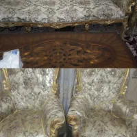 مبلمان سلطنتی ۹نفره  با میز عسلی|مبلمان خانگی و میز عسلی|مشهد, حضرت حجت|دیوار