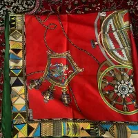 روسری روسری ابریشمی برند VICHI (آکبند)