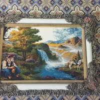 تابلو فرش|تابلو فرش|یزد, |دیوار