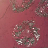 ظروف والتر آلمان ۱۵ پارچه با گل سبز