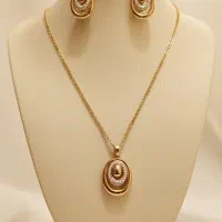 نیم ست ژوپینگ، گوشواره ژوپینگ،دستبند ژوپینگ