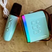 اسپیکر همراه بلوتوث دار با میکروفن بی سیم بلندگو|سیستم صوتی خانگی|نجفآباد, گلدشت|دیوار