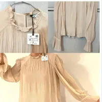 شومیز کرشه  مارک zaraسایز 38