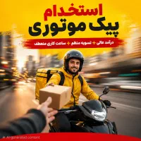 پیک موتوری و تحصیلدار