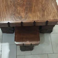 میز و صندلی چوبی|کافی‌شاپ و رستوران|نسیم‌شهر, |دیوار