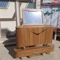 ست اینه کنسول و میز تی وی وکیوم بلوط چکی|بوفه، ویترین، کنسول|زنجان, |دیوار