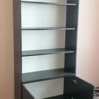 کتابخونه|کتابخانه، شلف، قفسه‌های دیواری|اراک, |دیوار