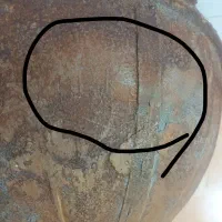 دیگ چدن روسی ۵۰ سانتی کاملا سالم|ظروف پختوپز|قائن, |دیوار