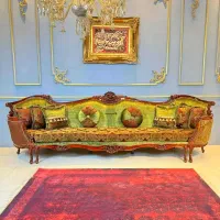 مبل سلطنتی کینگ سایز خرچنگی خاص روشا +اقساط