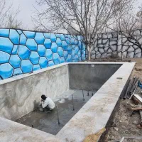 نقاشی باغ  نقاشی باغ دیوارنویسی