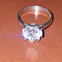 انگشتر نقره تکتاش