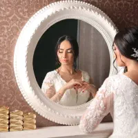 لباس عروس دانتل فرانسه شخصی دوز .اجاره