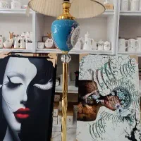 آباژور ایستاده فلزی طرح کلاسیک 150cm