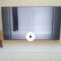 ال ای دی ۶۵ اینچ اسنوا صفحه شکسته