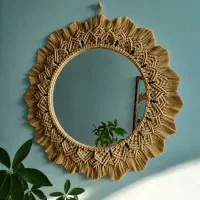 آینه مکرومه|آینه|شیراز, باغ تخت|دیوار