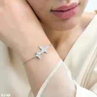 دستبند دخترانه نقره طرح ستاره جدید کارگاه نقره21-0|بدلیجات|تبریز, |دیوار