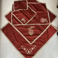 ست رومیزی و جانماز و سفره هفت سین ترمه