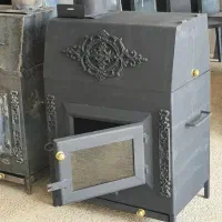 بخاری هیزمی سفارشی با ورق دو میل