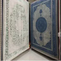 فرش ابی طلایی محتشم کد۴۳۲۰۰۸ ابروبادی|فرش|شیراز, لاله|دیوار