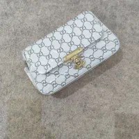 کیف زنانه دخترانه دوشی ، گوچی سفید