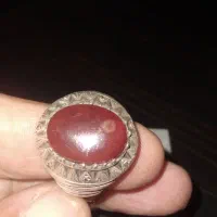 انگشتر عقیق با مخرج بریل