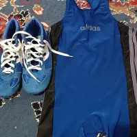 کفش و دوبنده  لباس کشتی پسرانه