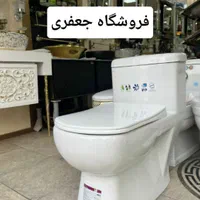 توالت فرنگی گاتریا ژوبیتر/ سفید-طوسی-مشکی|لوازم سرویس بهداشتی|تبریز, |دیوار