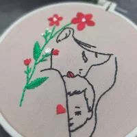 گلدوزی  آویز|صنایع دستی و سایر لوازم تزئینی|خرمشهر, |دیوار