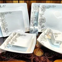 سرویس چینی گل برجسته