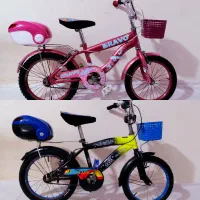 ۲عدد دوچرخه سایز ۱۶ بچه گانه در حد صفر