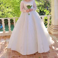 لباس ،تور عروس کاملا نو