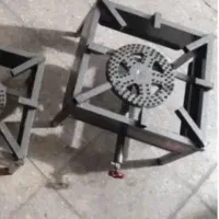 پنکه کوچیک اندازه یه وجب و اجاق گاز
