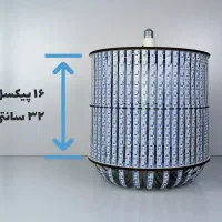 چراغ LED پرنور استوانه‌ای، مناسب مغازه و کارگاه