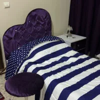 تخت نوجوان و کمد و پاتختی