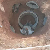 چاه کن مغنی حفرچا کنی فاضلاب مقنی پوشته زن تمیرچاه