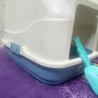 باکس خاک گربه درب دار همراه با بیلچه|لوازم جانبی حیوانات|تهران, صد دستگاه|دیوار