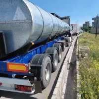 تانکر قیر سه محور زیر ترک